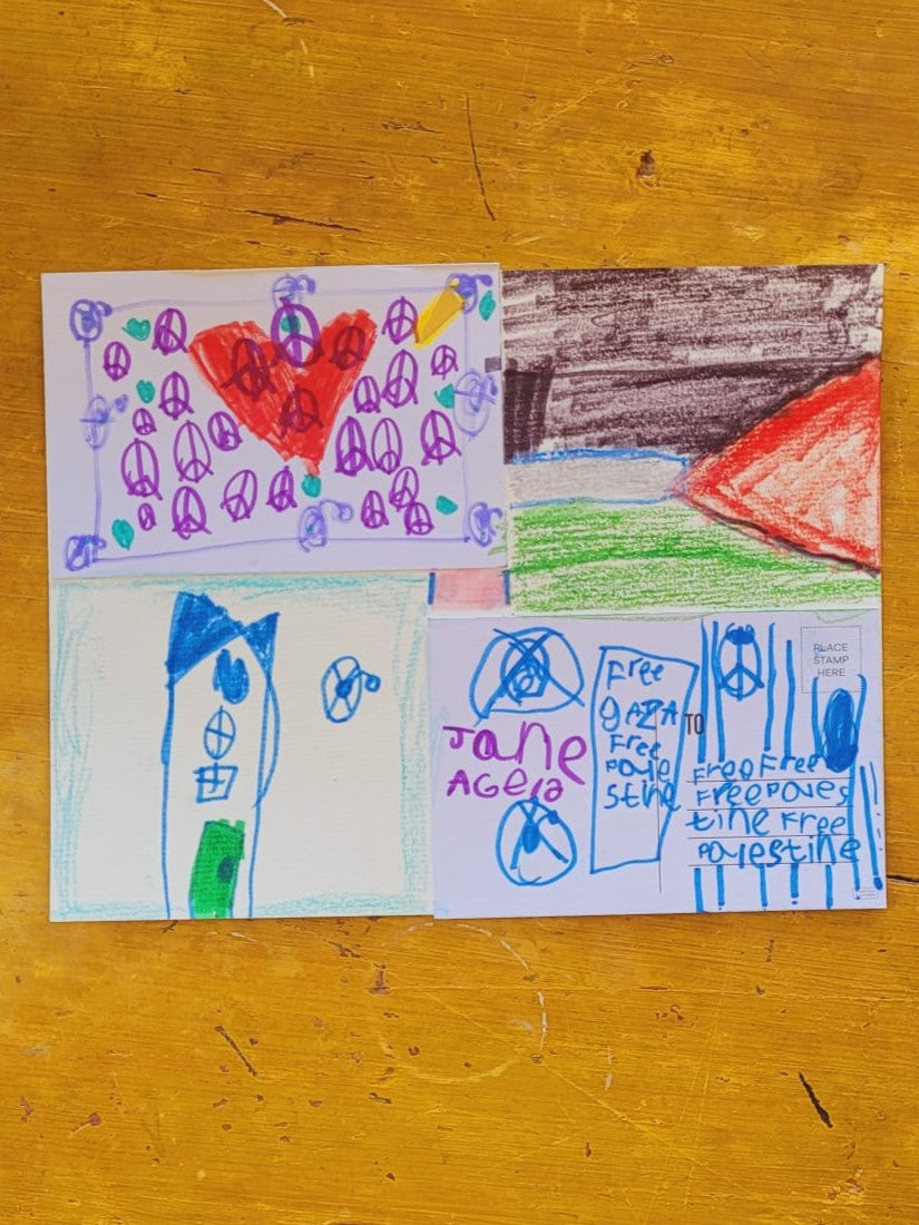 Art for Gaza | Original Drawings by Jane (age 6)