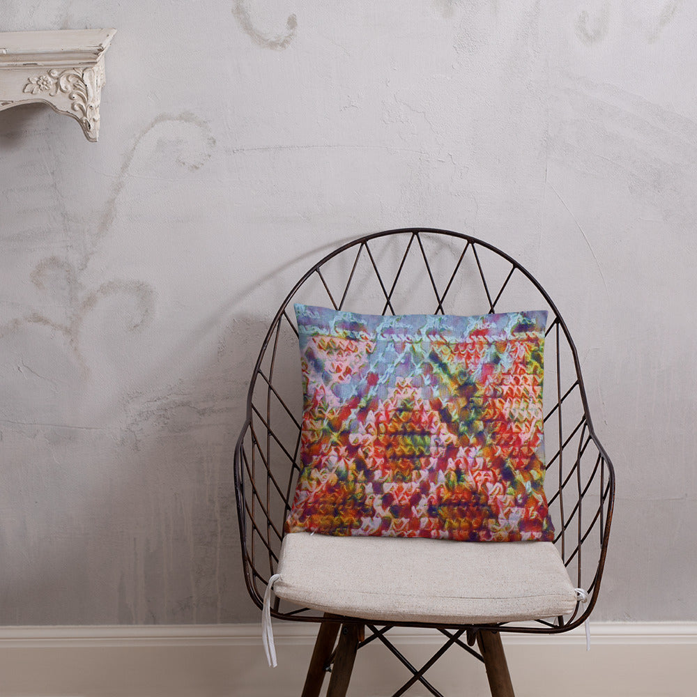 Throw Pillow | Grandma's Tatreez | by Bessan