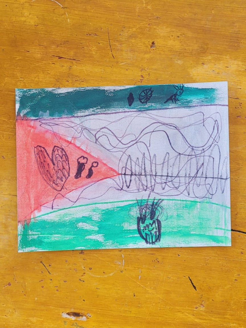 Art for Gaza | Original Drawings by Jane (age 6)