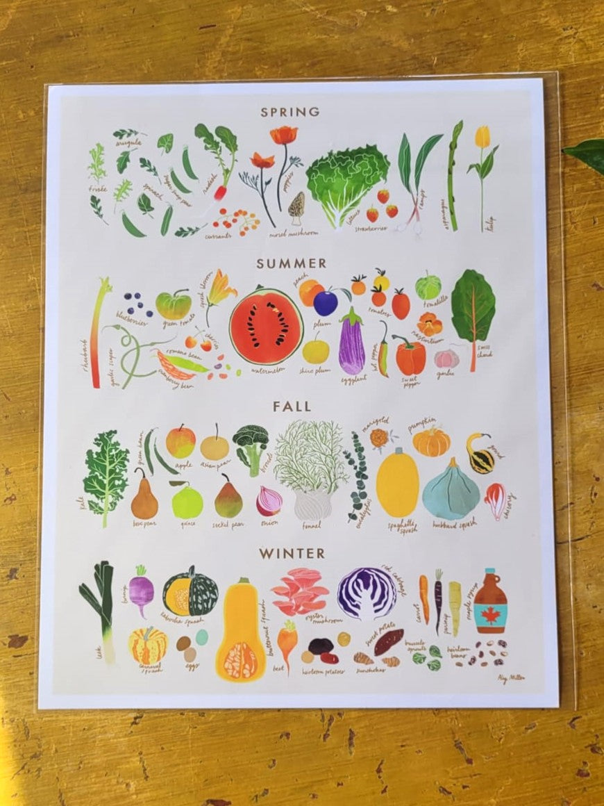 Art for Gaza | Farmer's Market Giclee Art Print by Aly