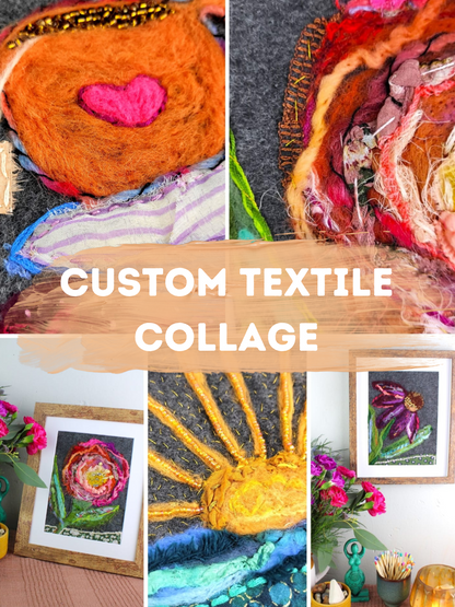 Custom Textile Collage *Downpayment*