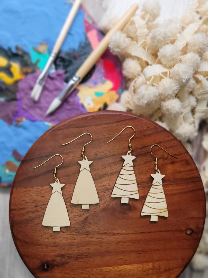 Paint-your-own Christmas/Yule Tree Dangles