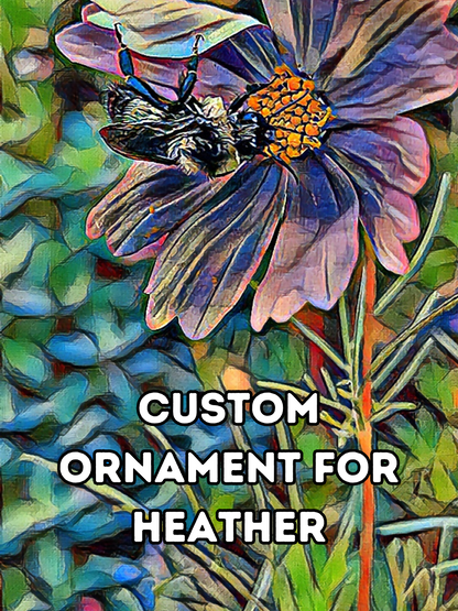 Custom Ornament for Heather