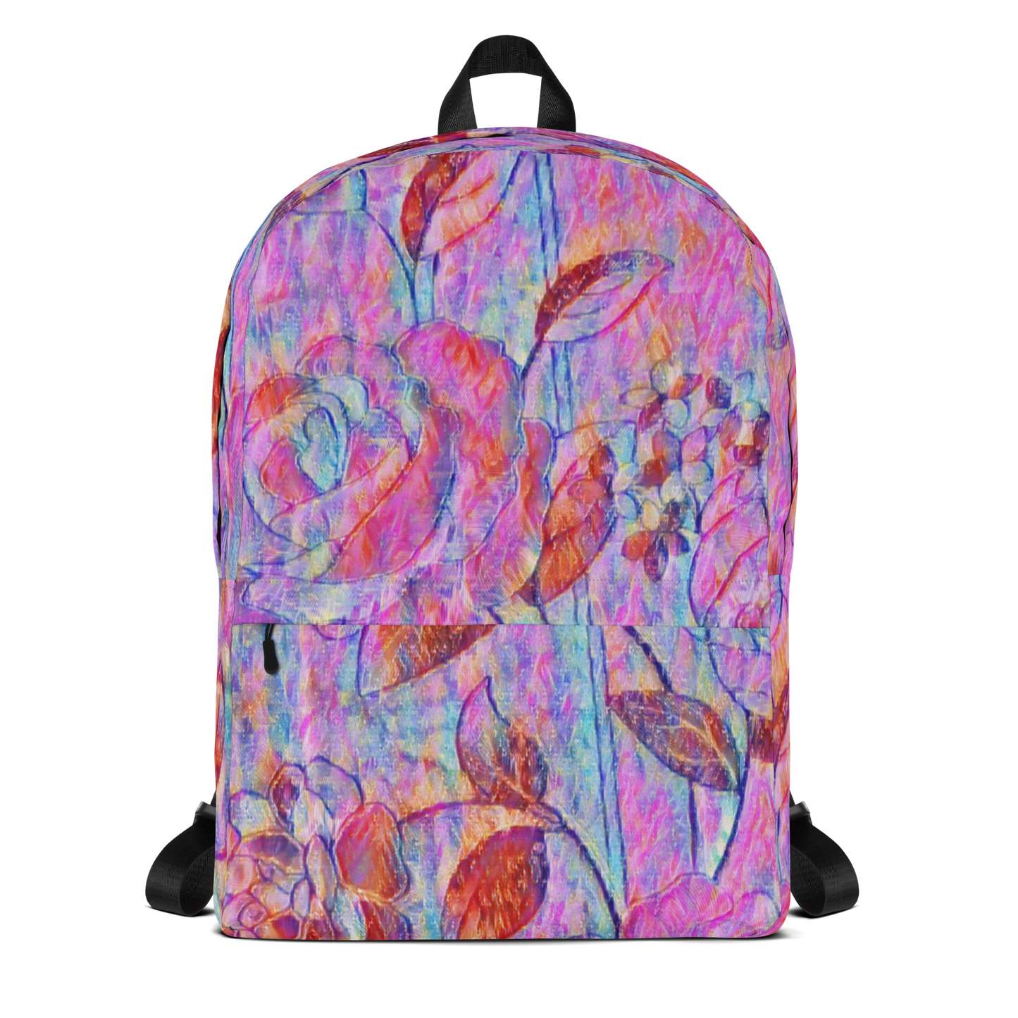 Backpack | Rose Print | by Bessan