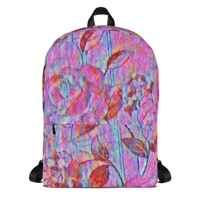 Backpack | Rose Print | by Bessan