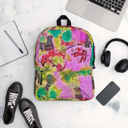 Backpack | Abstract Floral | by Bessan