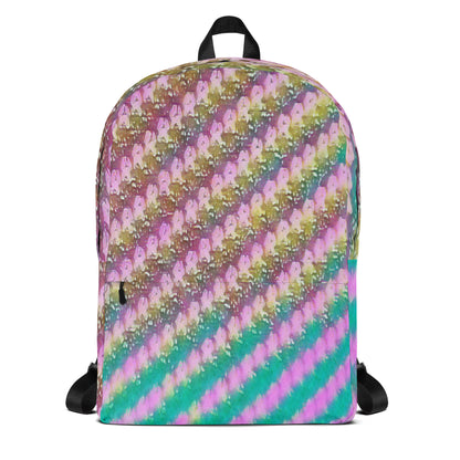 Backpack | Funky Pink Stripes | by Bessan