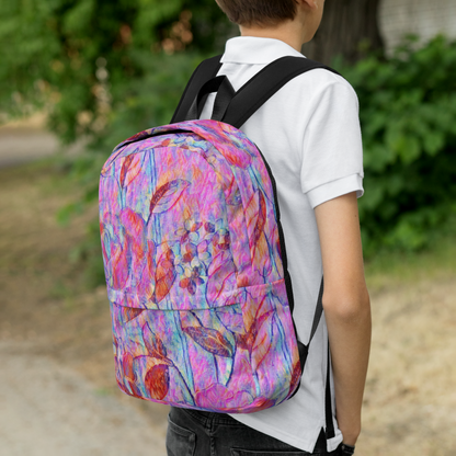 Backpack | Rose Print | by Bessan