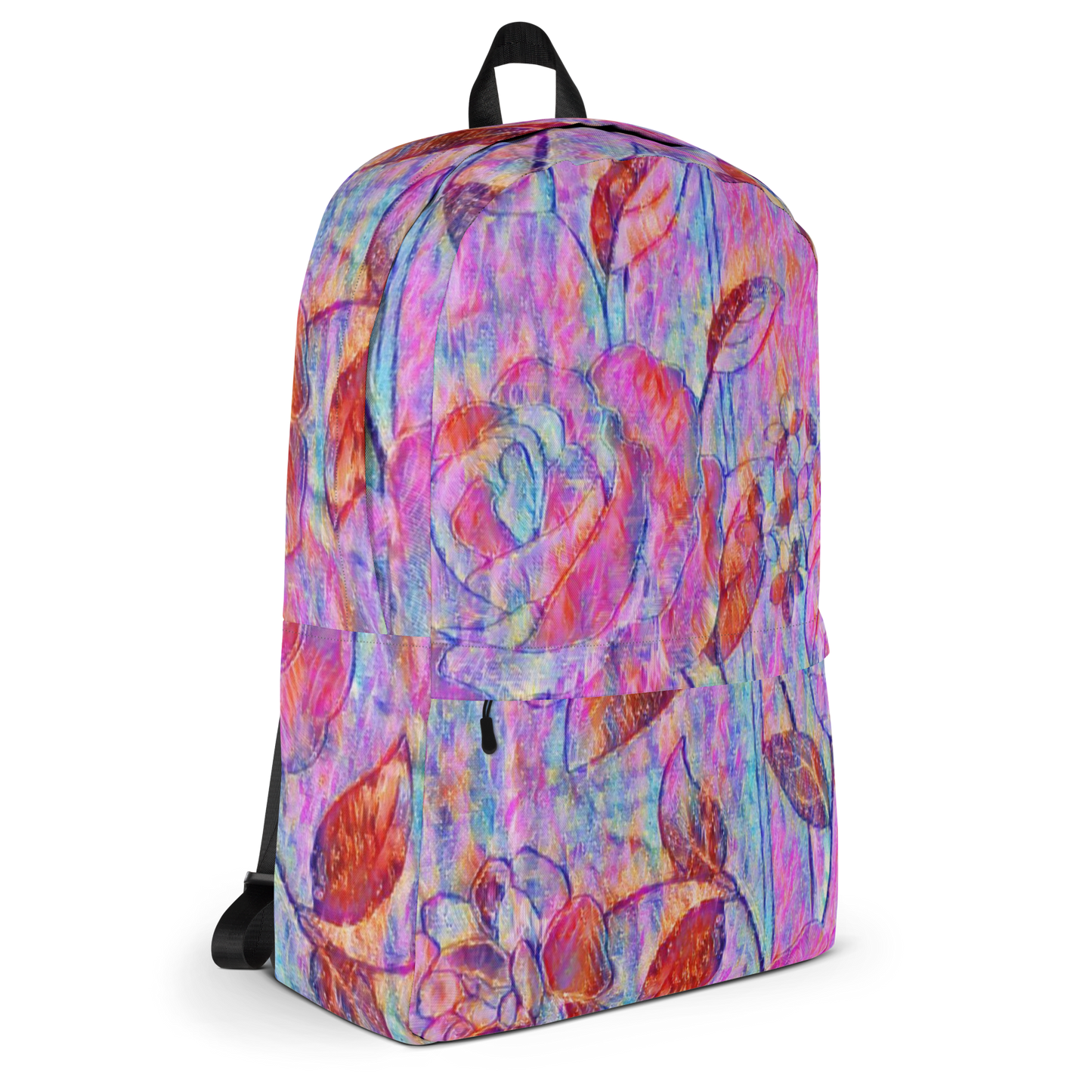 Backpack | Rose Print | by Bessan