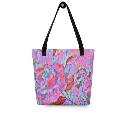 Tote Bag | Rose Print | by Bessan