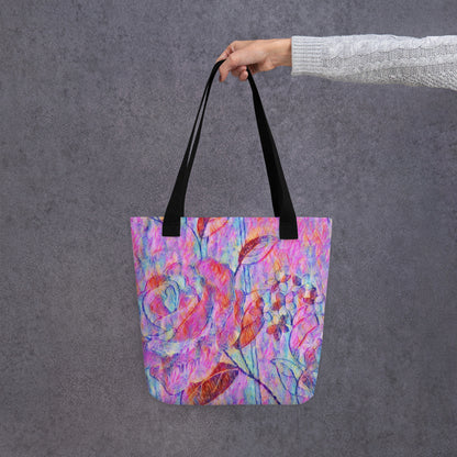 Tote Bag | Rose Print | by Bessan