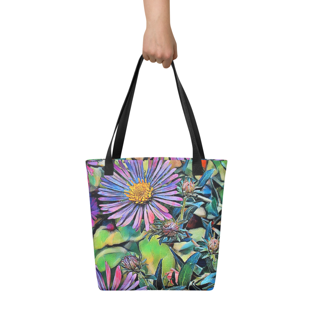 Asters | Digitized Photograph Tote Bag