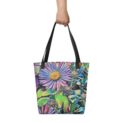 Asters | Digitized Photograph Tote Bag