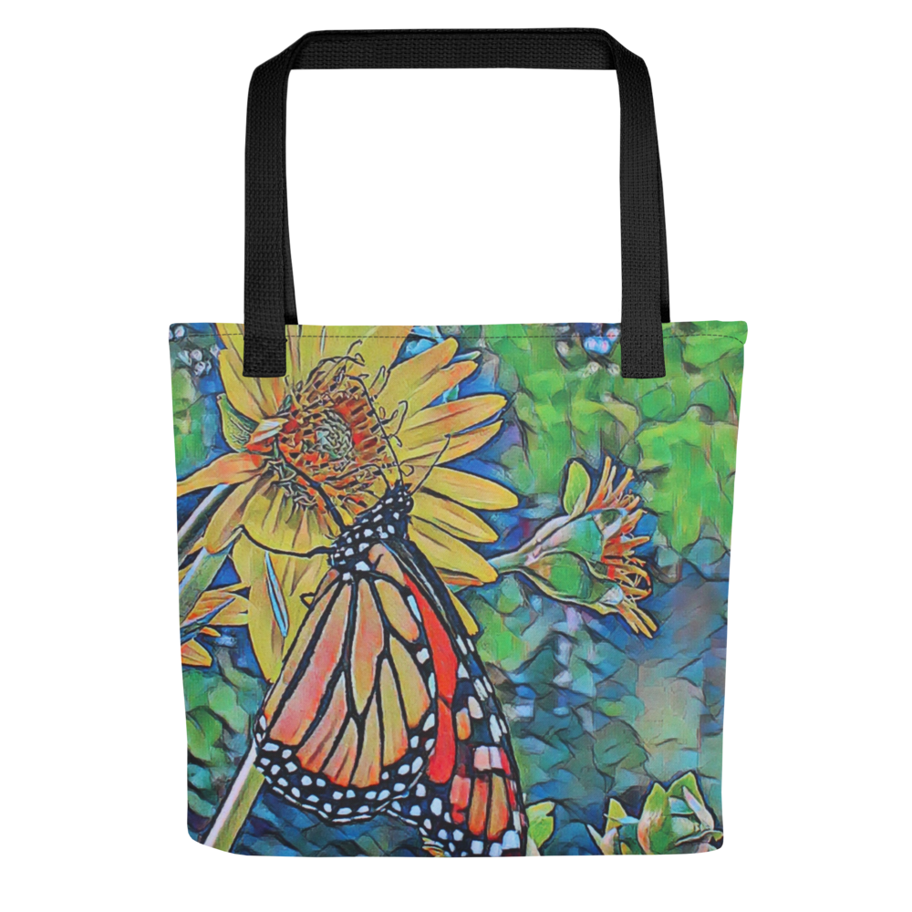 Monarch Flower | Digitized Photograph Tote Bag