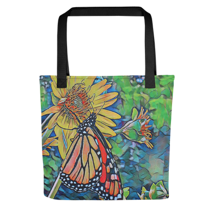 Monarch Flower | Digitized Photograph Tote Bag