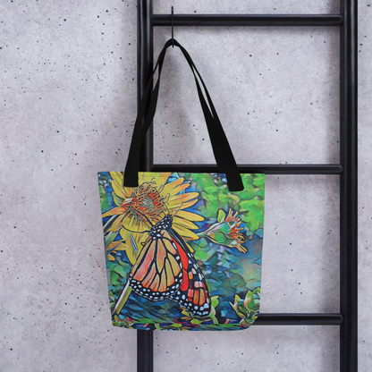 Monarch Flower | Digitized Photograph Tote Bag