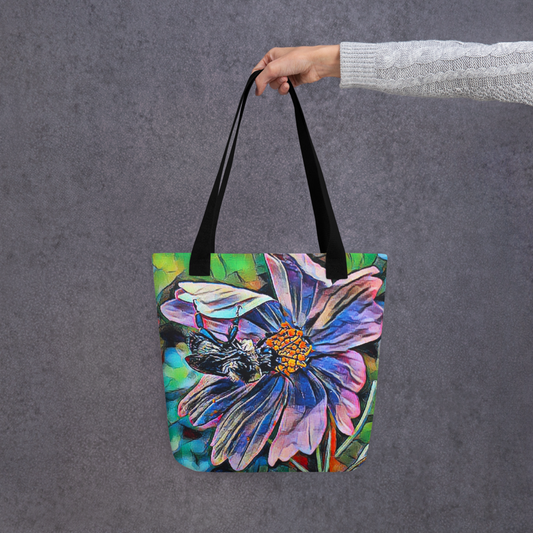 Bumble Flower | Digitized Photograph Tote Bag