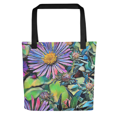 Asters | Digitized Photograph Tote Bag