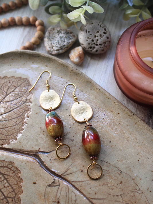 Ember | Ceramic Bead Dangles