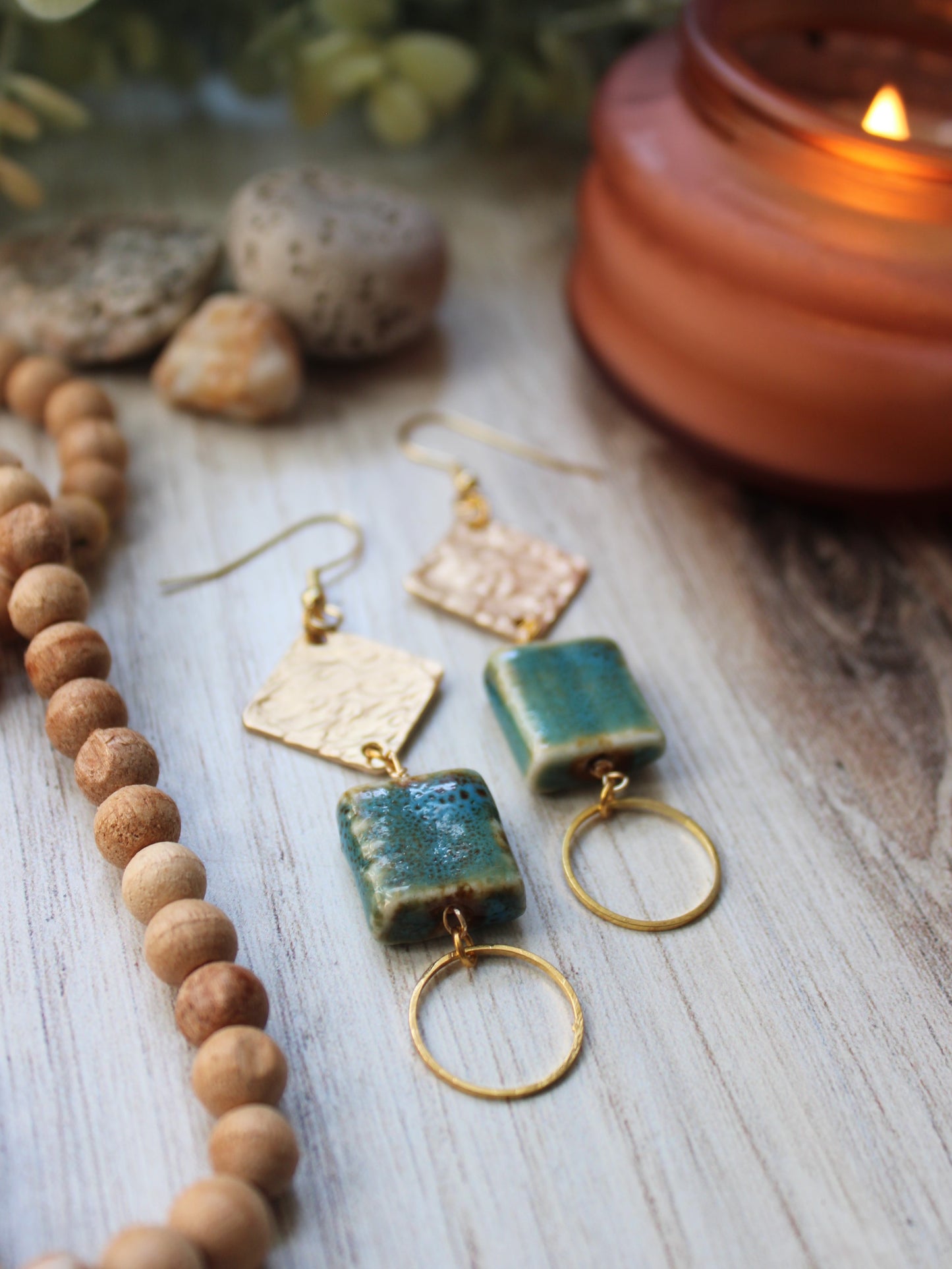 Galene | Ceramic Bead Dangles