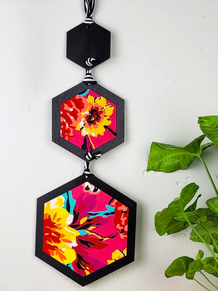 Vibrant Floral Vertical Wall Hanging | Large