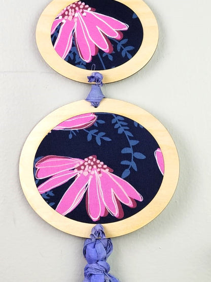 Whimsical Coneflower Vertical Wall Hanging | *Customizable*